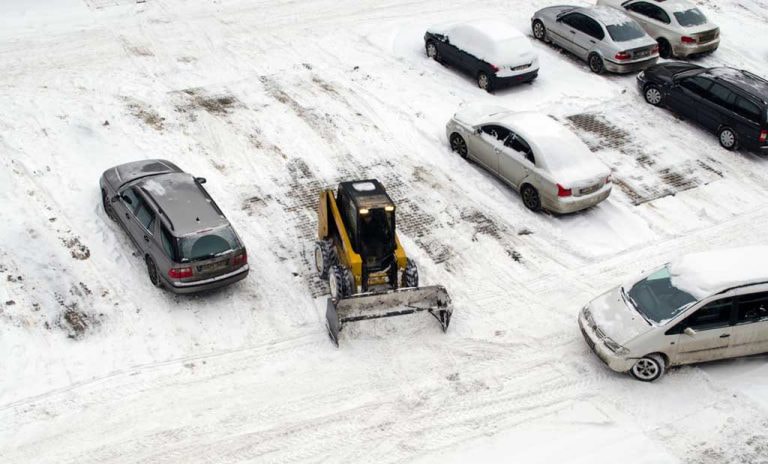 Field team documenting a commercial snow operation
